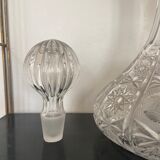 Carafe à décanter en cristal taillé