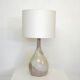 Large ceramic lamp, French work, 60s