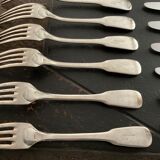 Set of 12 christofle seats for Air France