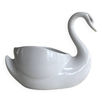 Vintage swan shaped planter
