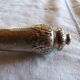 Old meat knife nineteenth century handle silver filled chiseled punch