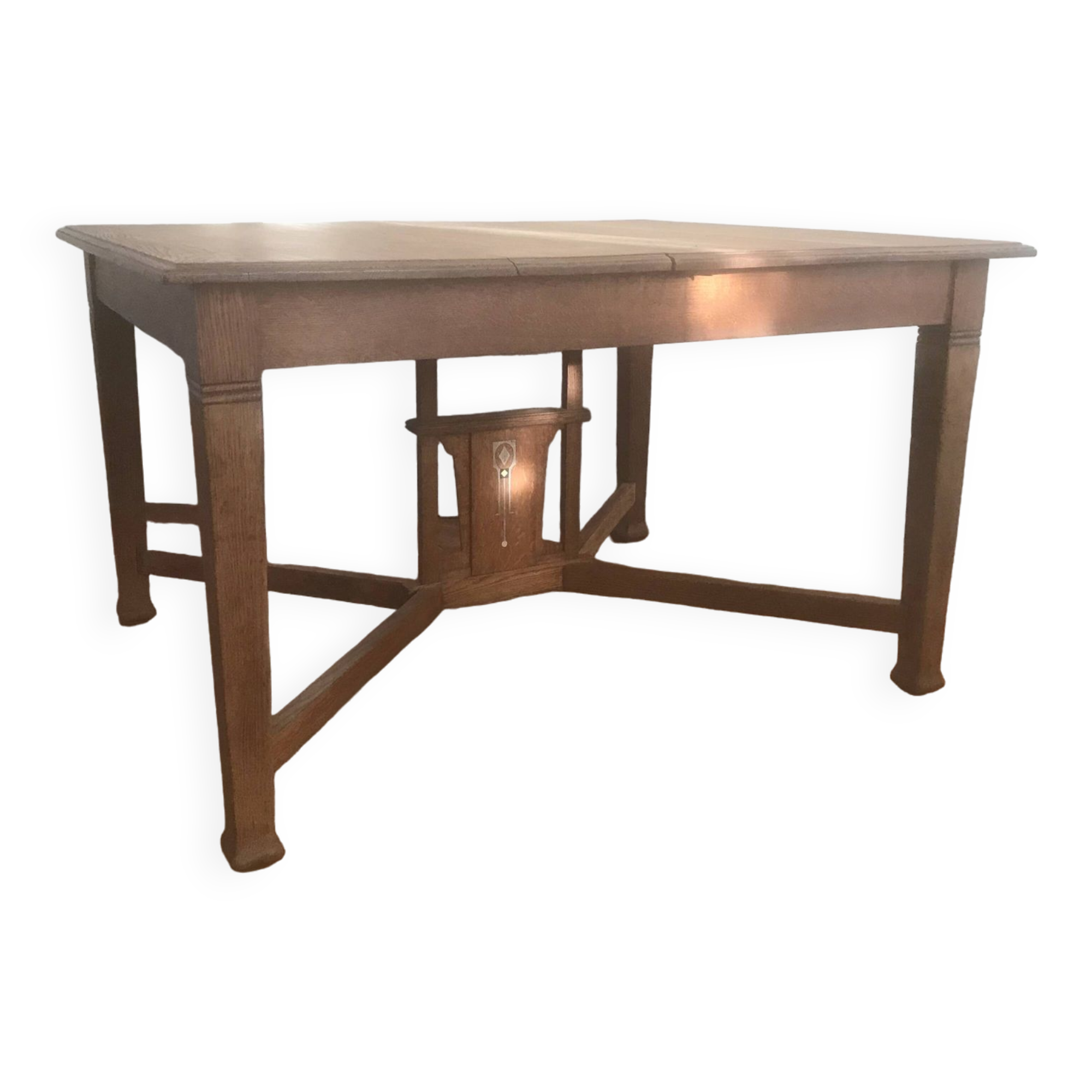 Gustave Serrurier Bovy 1900 Art Nouveau dining table