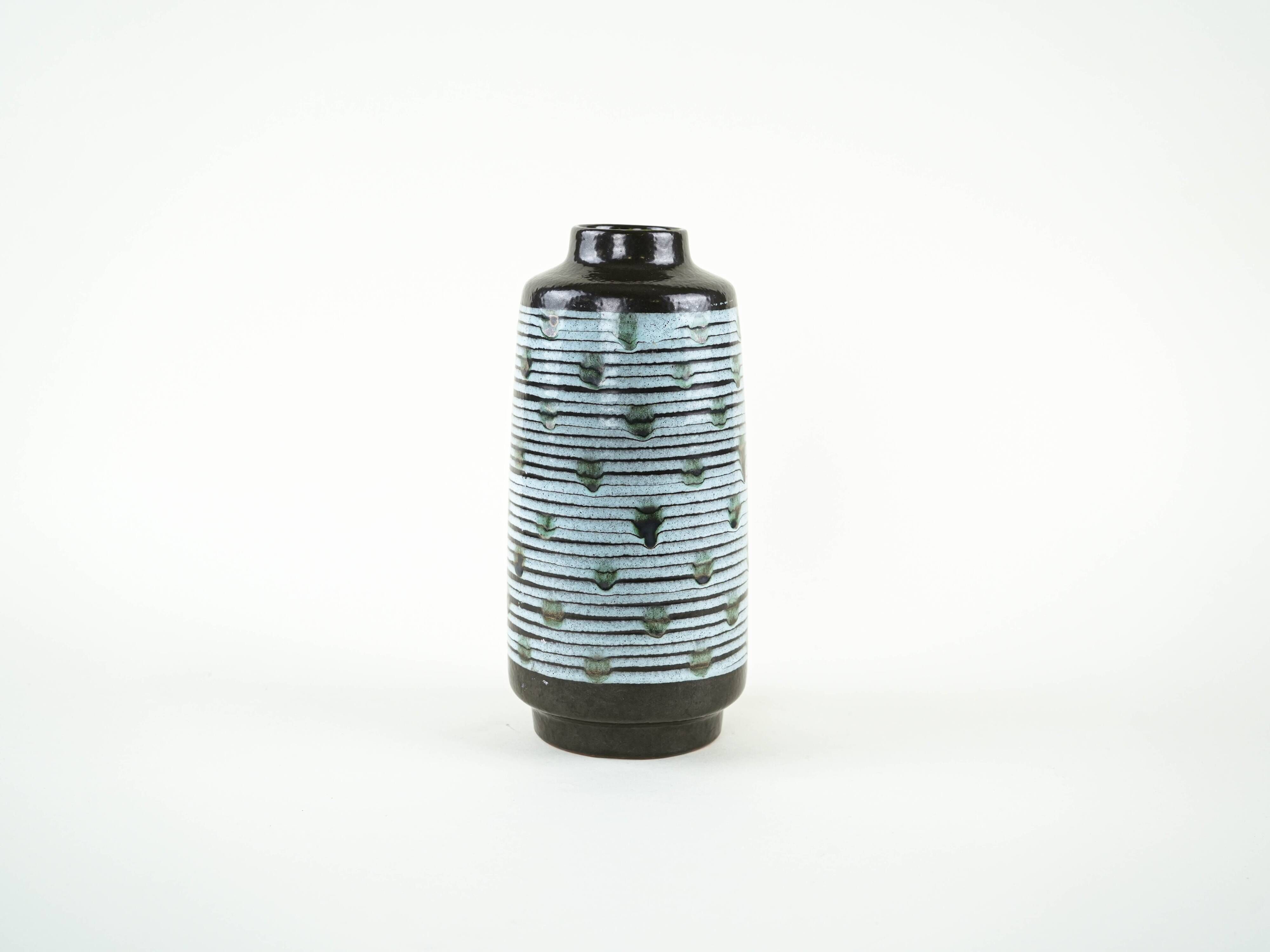 Ceramic vase, German design, 1970s, made in West Germany