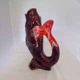 Vase-shaped ceramic fish