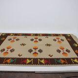 1960s Large Midcentury Wool Kilim Rug