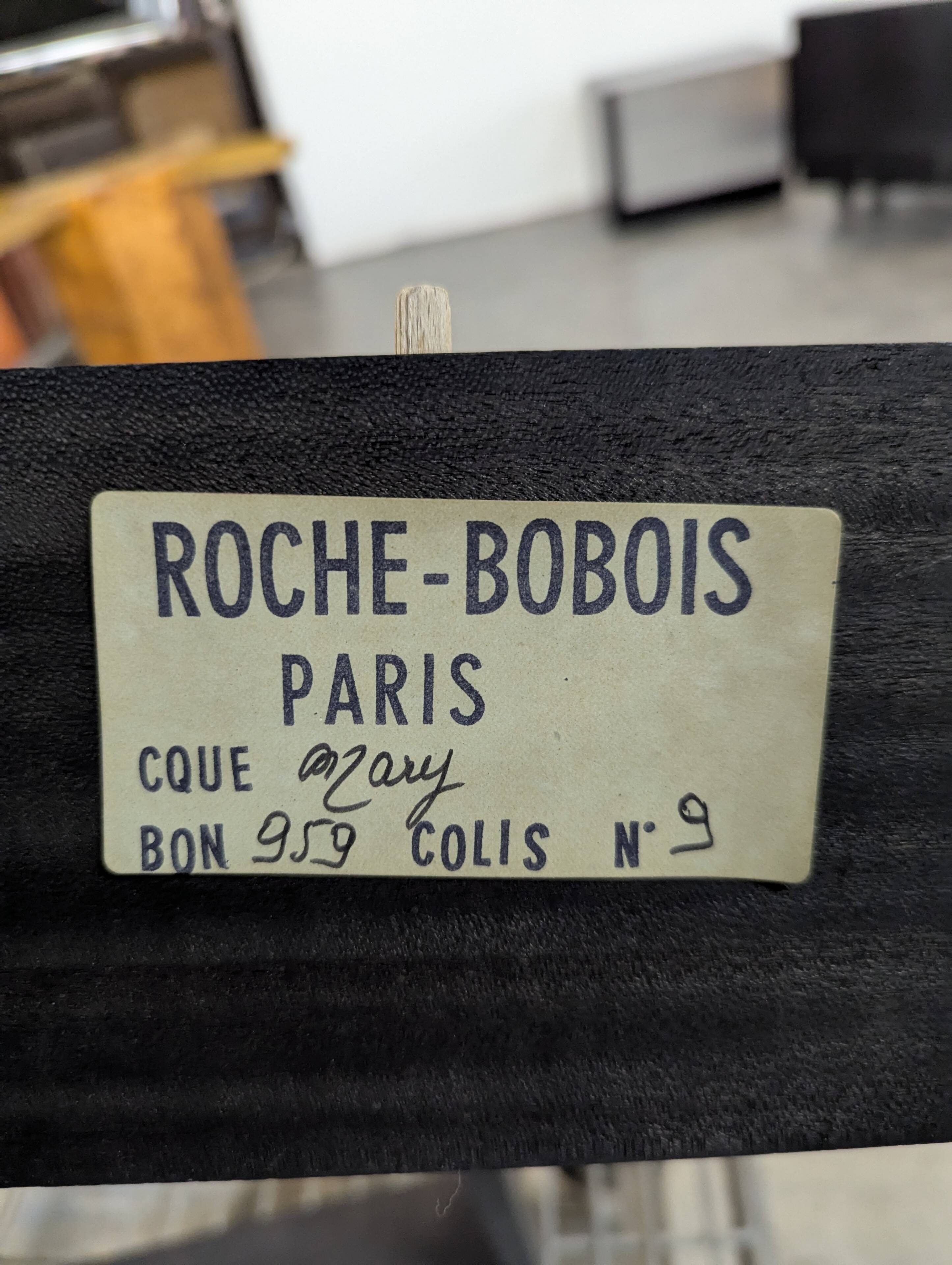 Roche Bobois Camora Nova brushed aluminum bed and bedside table