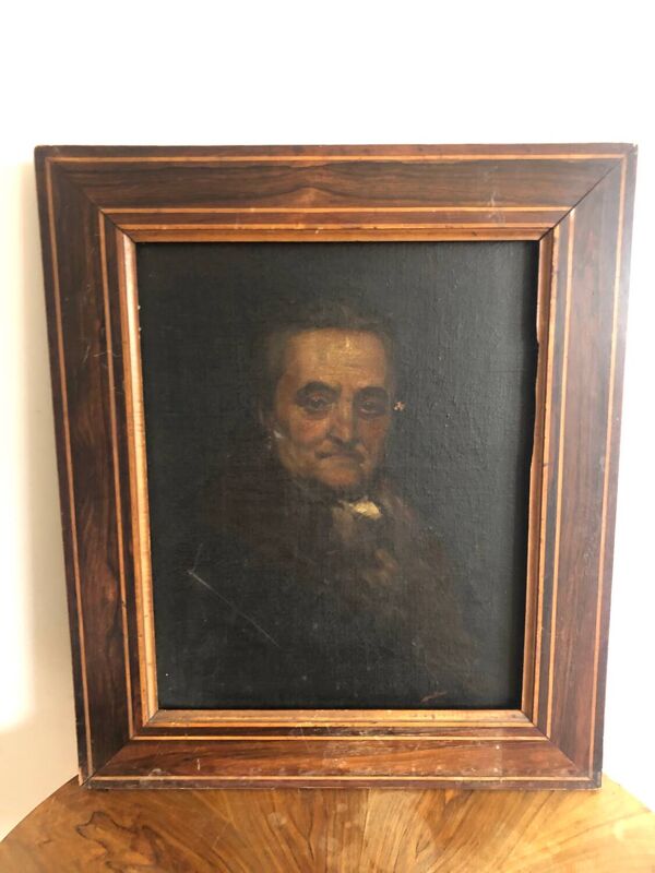 Portrait d’homme huile sur toile