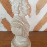 Bust writer Honoré de Balzac patinated