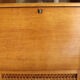 Secrétaire vintage en bois et rotin