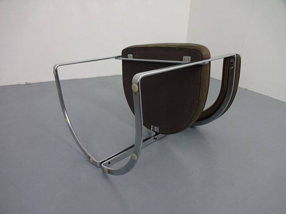 Mocdl 6911 Armchair in Leather by Horst Brüning for Kill International, 1968