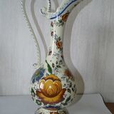 Delft ewer vase signed H Bequet