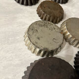 Set of 7 small molds years 50