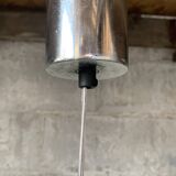 Midcentury extra large green glass tube pendant, Staff Leuchten 1960s-1970s