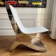 Fauteuil inox X Megaron Studio