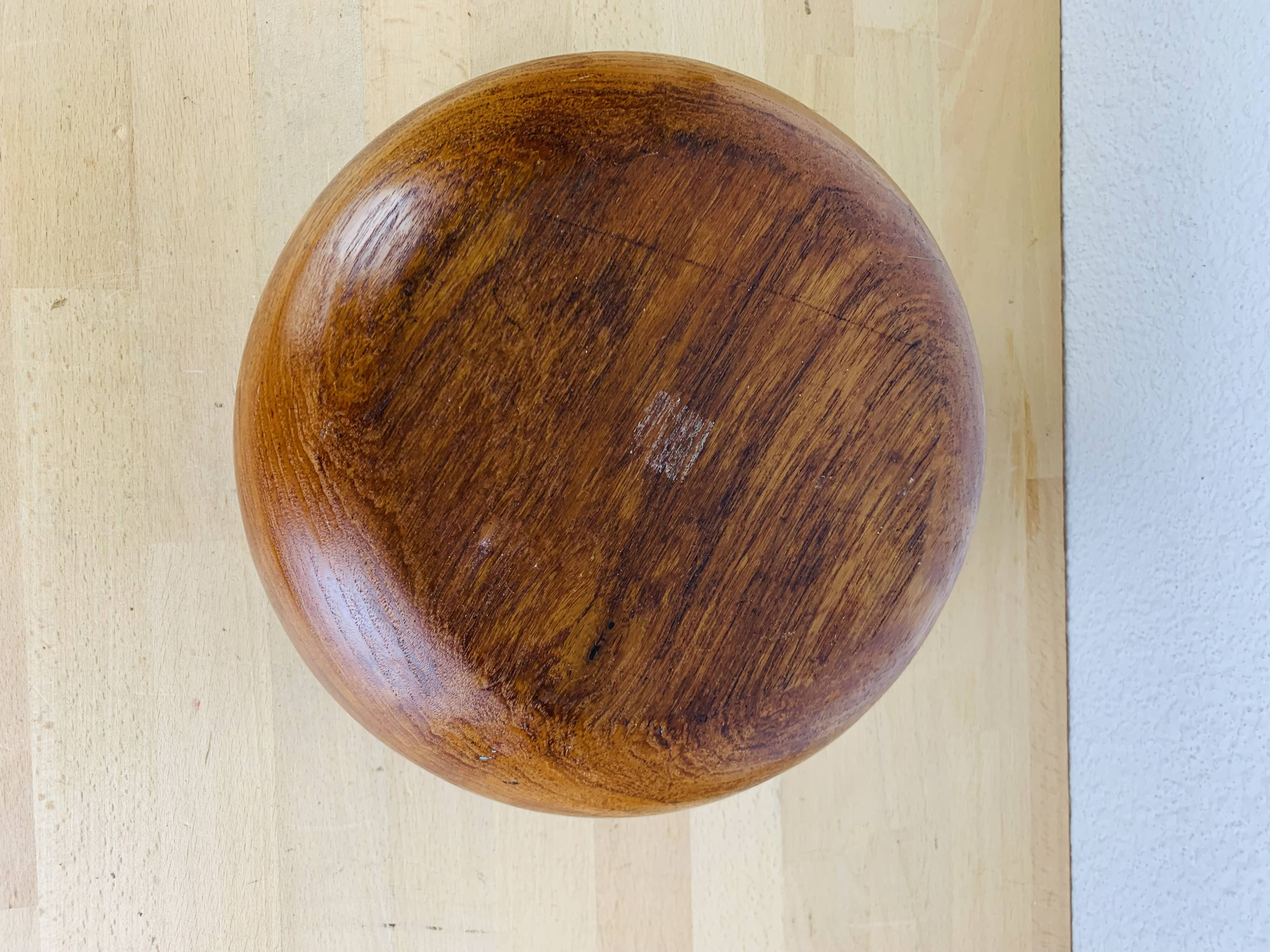 Danish teak fruit bowl, 1960s, Scandinavian