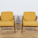 GFM-87 armchairs by Juliusz Kedziorek for Gościcińskie Furniture, 1960s, Set of 2
