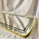 Old large rearview mirror - height: 80 cm