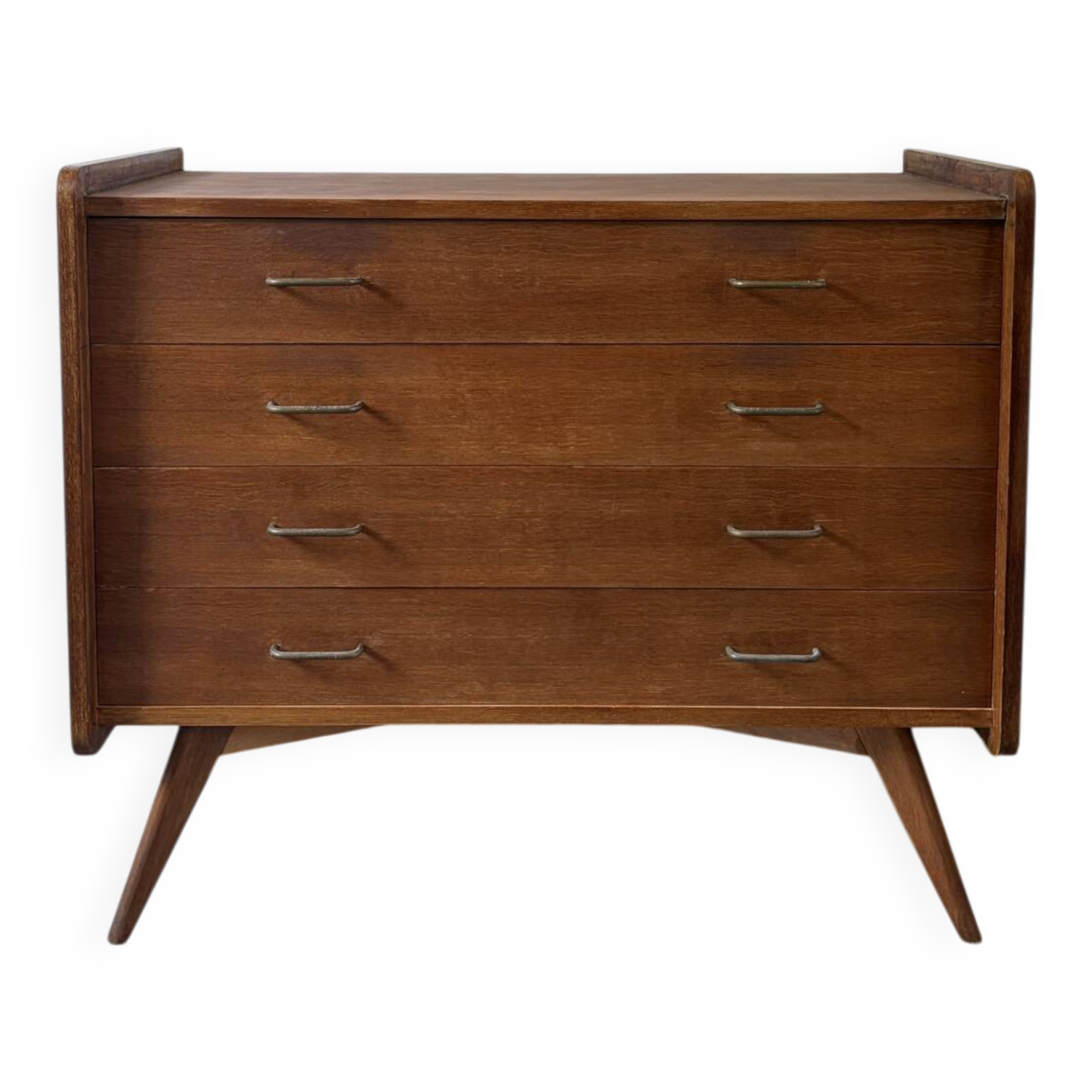 Vintage oak commode from the 1960s.