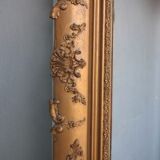 Mirror in time Golden stucco restoration 126x212cm