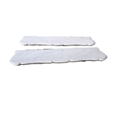 Pair of White Marble Shelves