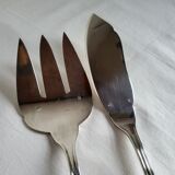 A Silver-Plated Fish Serving Set by Guildar