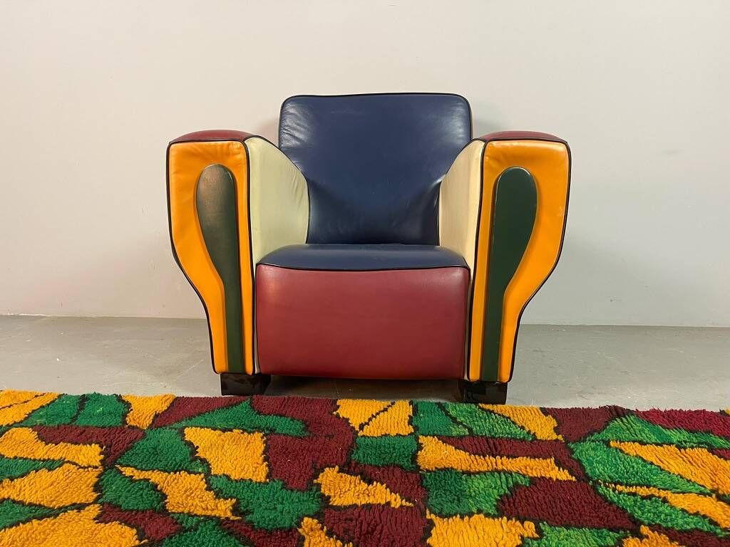 Peter van Zoetendaal “Hip Hop” Armchair, Dutch Postmodern Design.