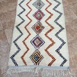 Azilal Moroccan wool rug, handmade: Berber pattern (150 x 96 cm)