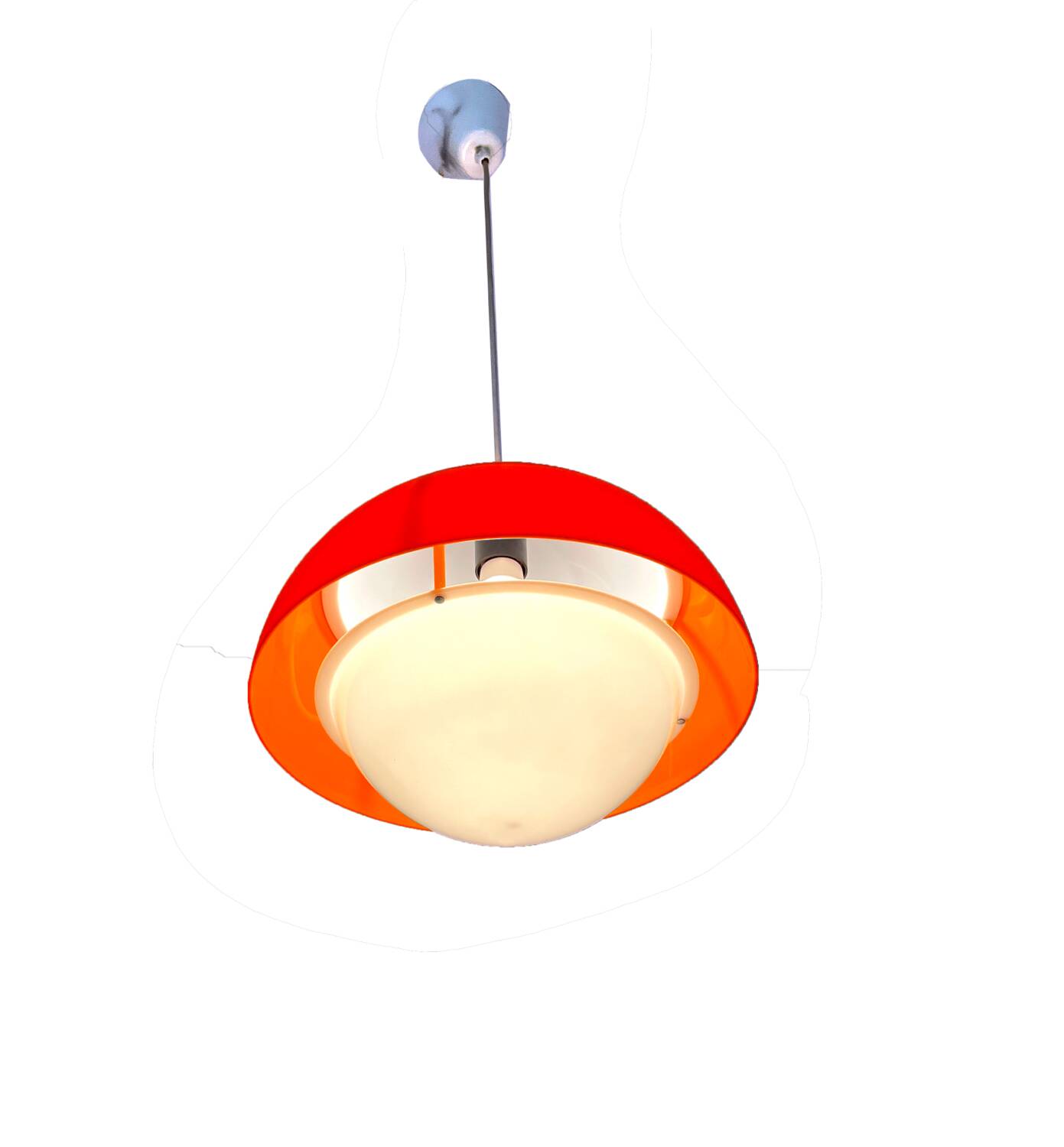 Plastic fried egg Pendent from 1970