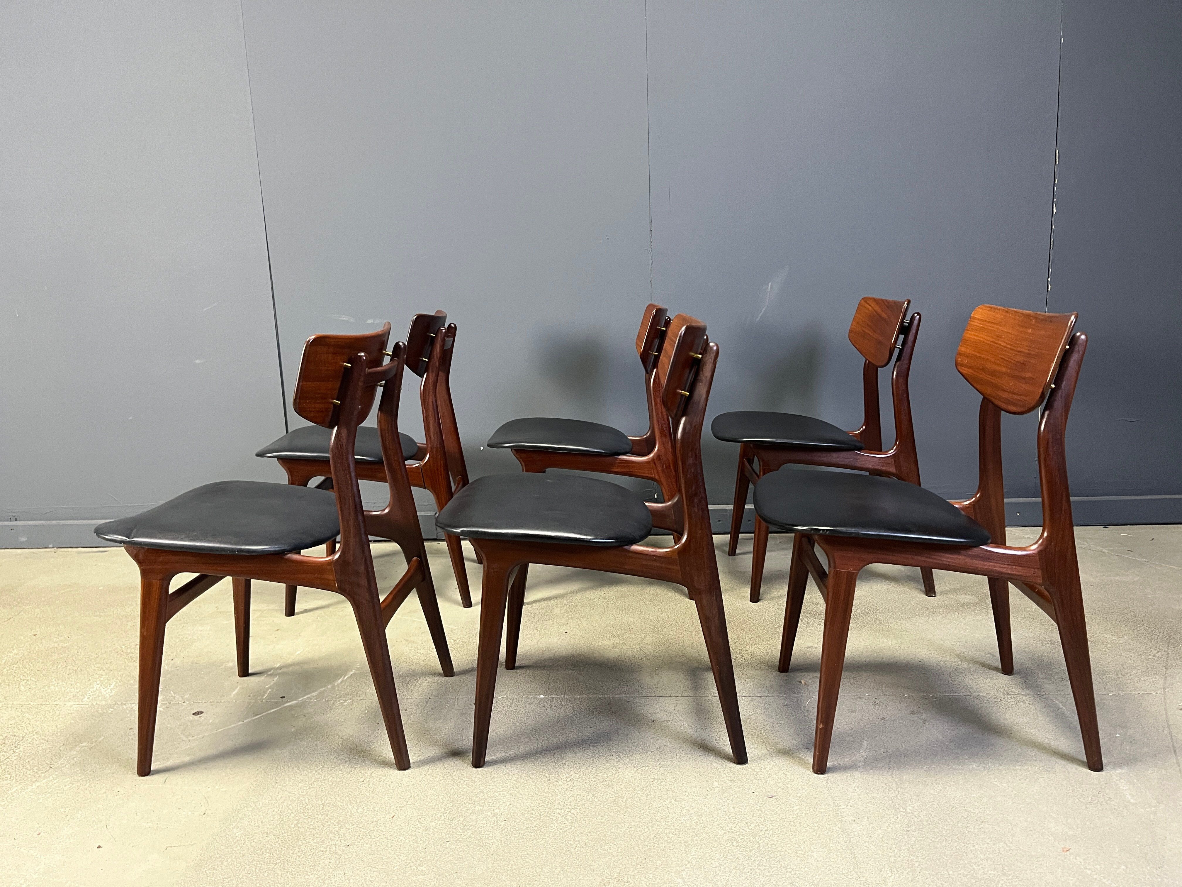 Mid-century dining set by Louis van Teeffelen for Wébé, 1960s