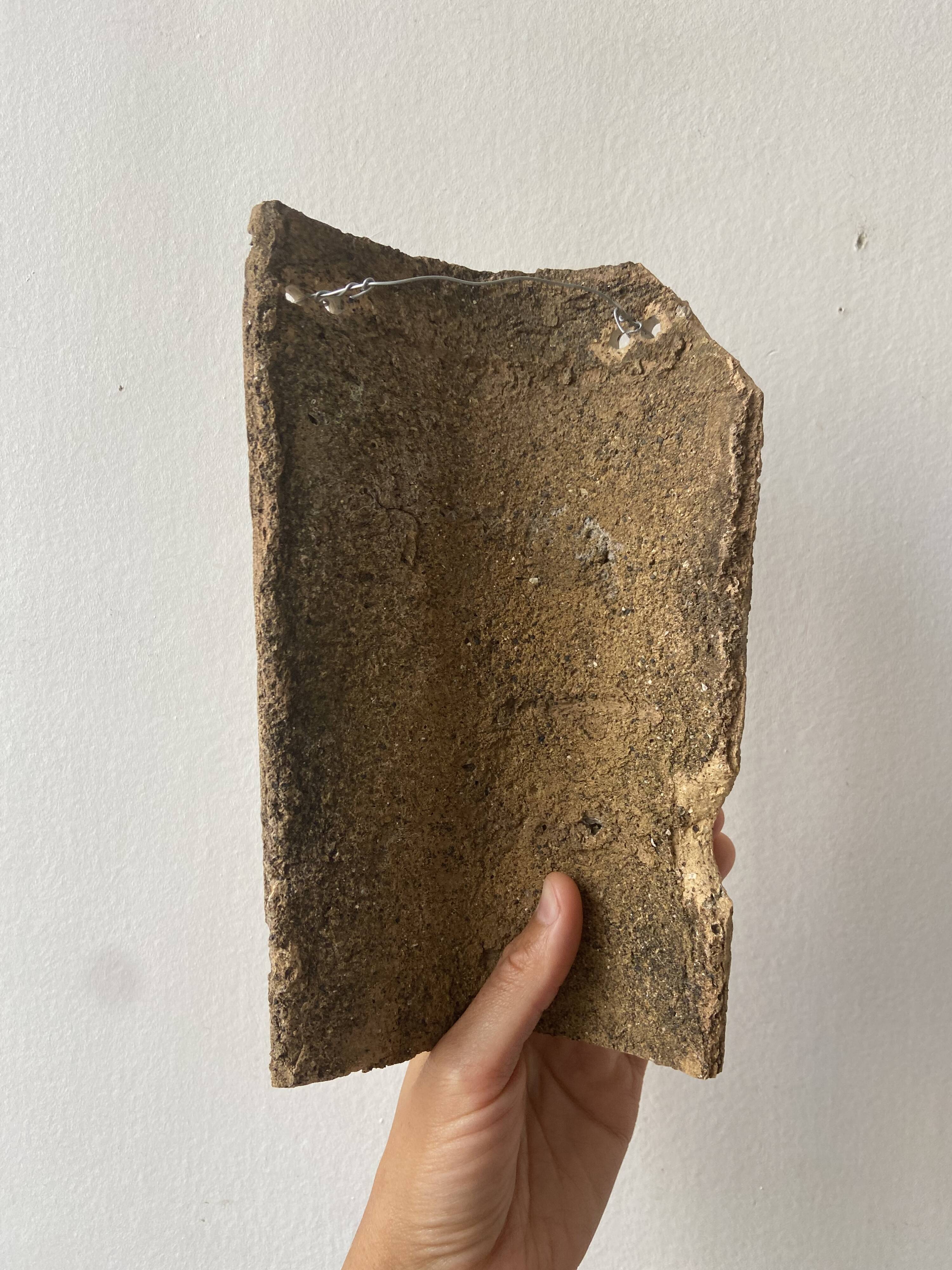 Terracotta wall lamp