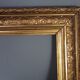 Nineteenth century frame gilded stucco wood 51.5x40 foliage 36.7x25.5 cm SB