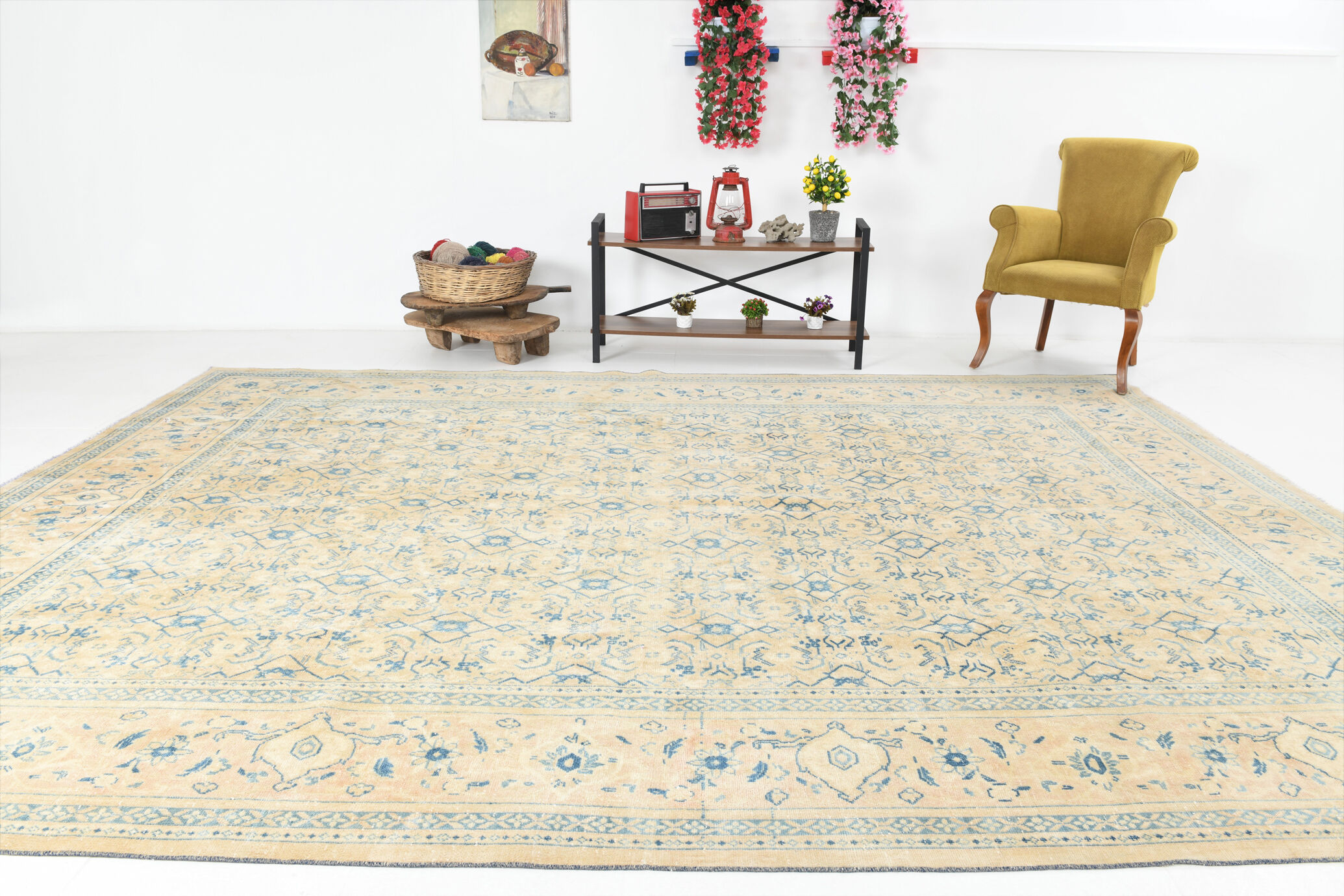 Tapis persan vintage 390x304