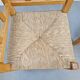 Dutch Modernist Art Deco Style Corner Chair in Oak and Rush, 1950s, Set of 2