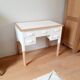 Bureau bois et blanc