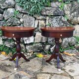 Small pair of Regency style mahogany bedside tables, 20th century period