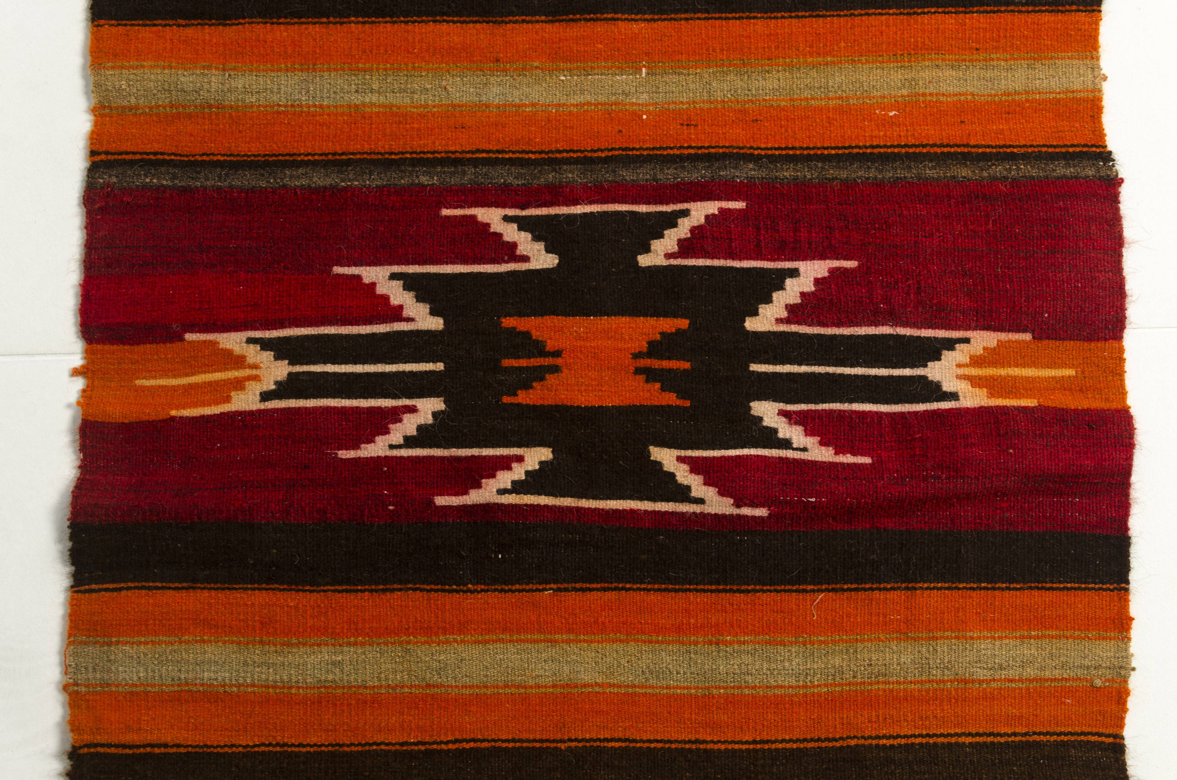 Tapis Kilim Anatolien Vintage, Kilim Géométrique Vintage sku-138