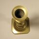 Brass candle holder 15 cm from the 70s