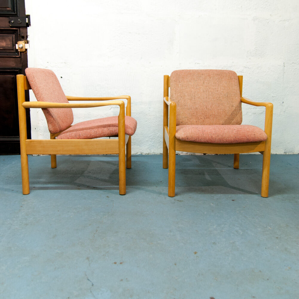 Pair of Ercol armchairs