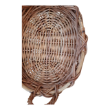 Oval wicker basket