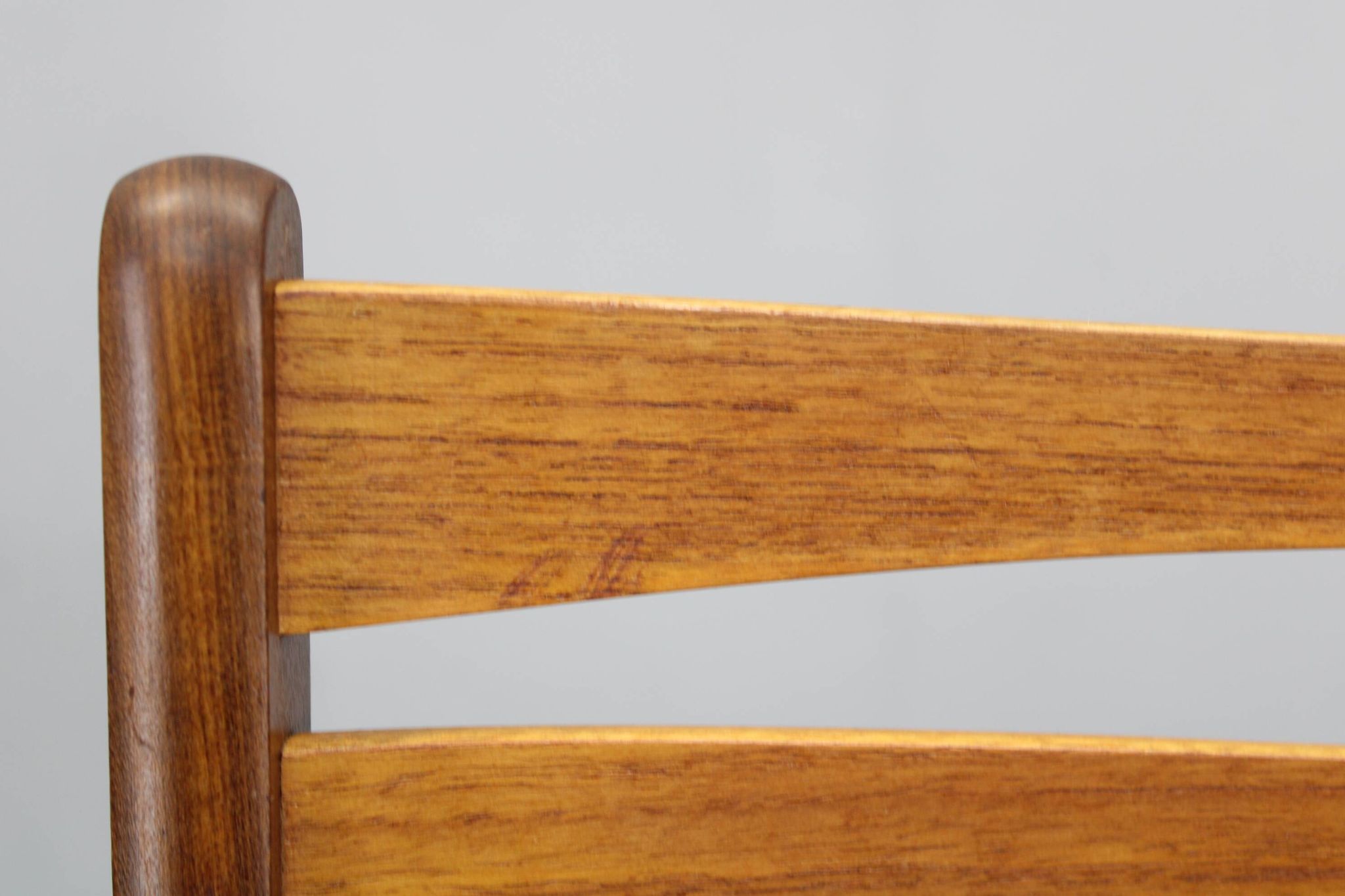Set of six Danish mid-century teak dining chairs, Denmark, 1960s
