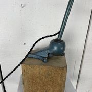 Vintage Gras Ravel lamp n°201 blue patina