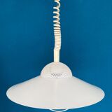 Vintage white vintage pendant with a perforated top