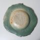 asymmetrical brutalist stoneware bowl signed Vintage
