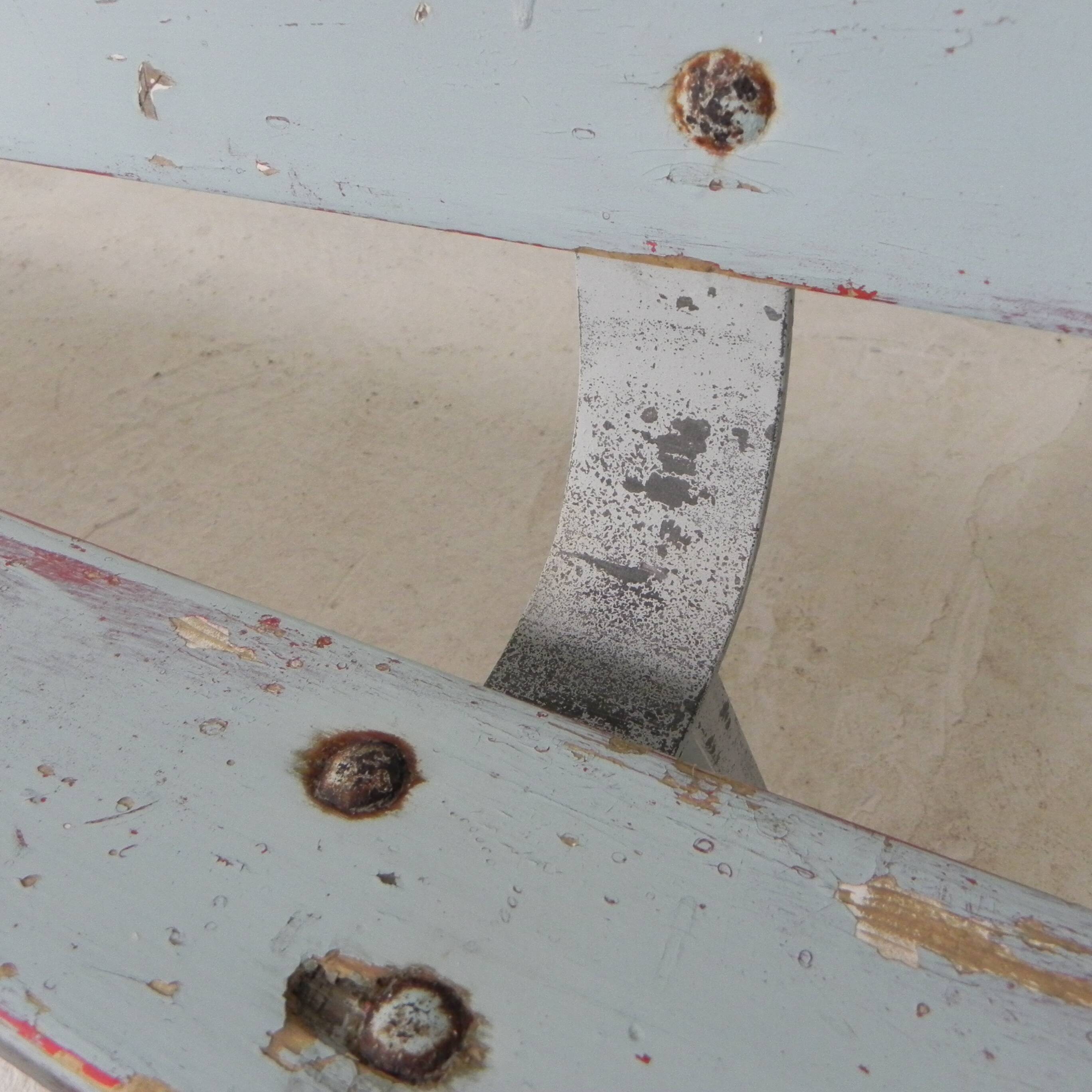 Tough, industrial sofa, 2 meters long, 1960s