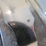 12 fish cutlery sets 24p silver plated metal goldsmith Apollo Louis XVI rushes