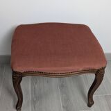 Louis XV stool — elegant curves and warm patina