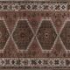 Vintage Turkish hallway rug 133x262 cm