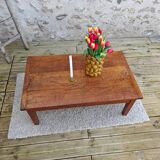 Table basse campagne en chêne