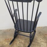 Vintage rocking chair rocking chair 1950 black