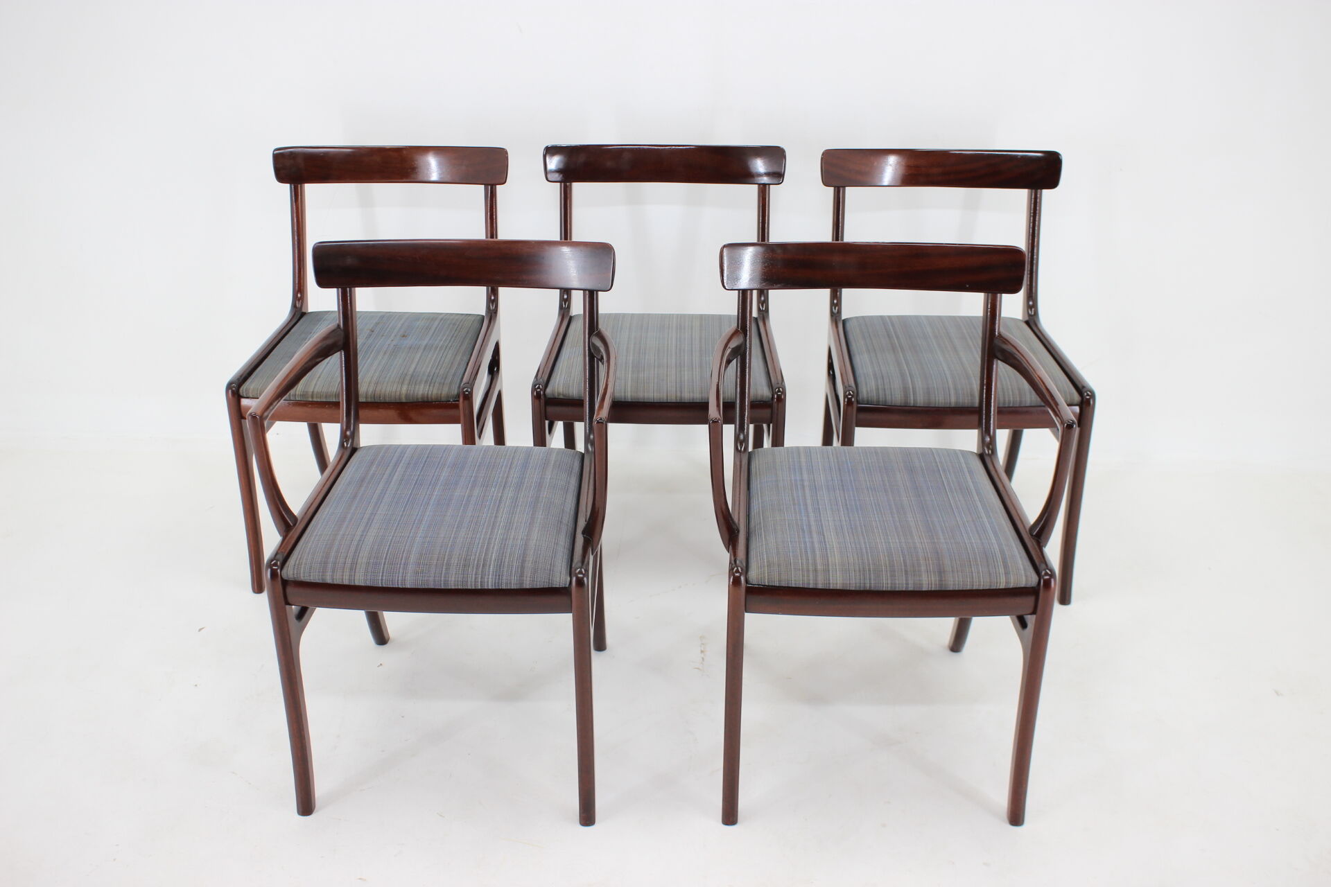 1950s Ole Wanscher chairs in Mahogany Denmark